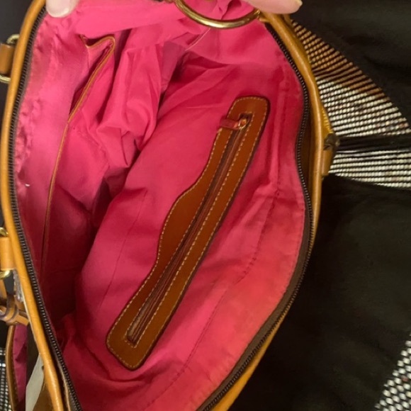 Vintage Tiger Print  Leather Handbag/Shoulder Bag (medium size) Never Used - Picture 9 of 12